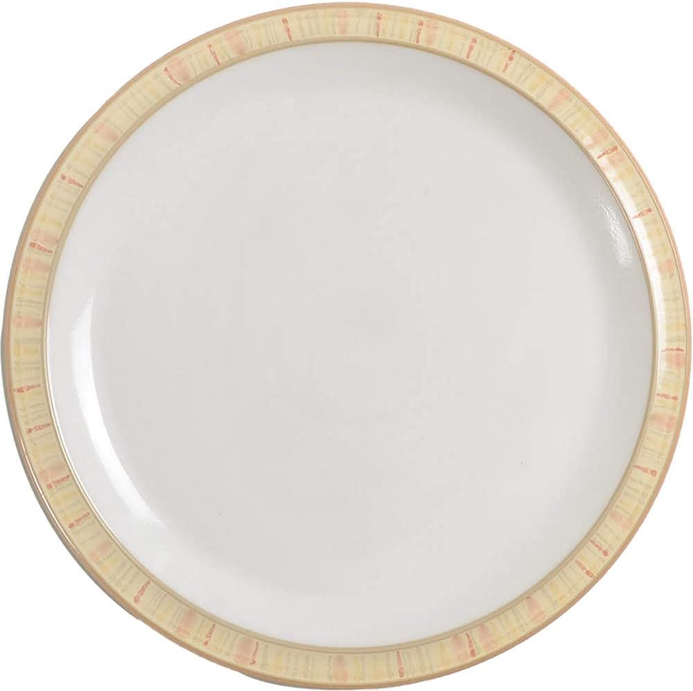 Stunning Caramel-Striped Denby Dinner Plate