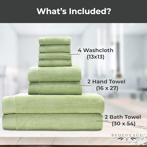 BedVoyage Luxury Towels 8pc Set Indigo