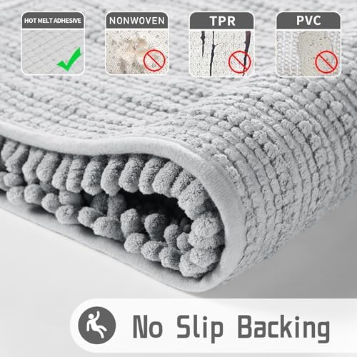 Yimobra Luxury Bathroom Mat 44 X 24 Ultra-Soft Non-Slip Machine Washable