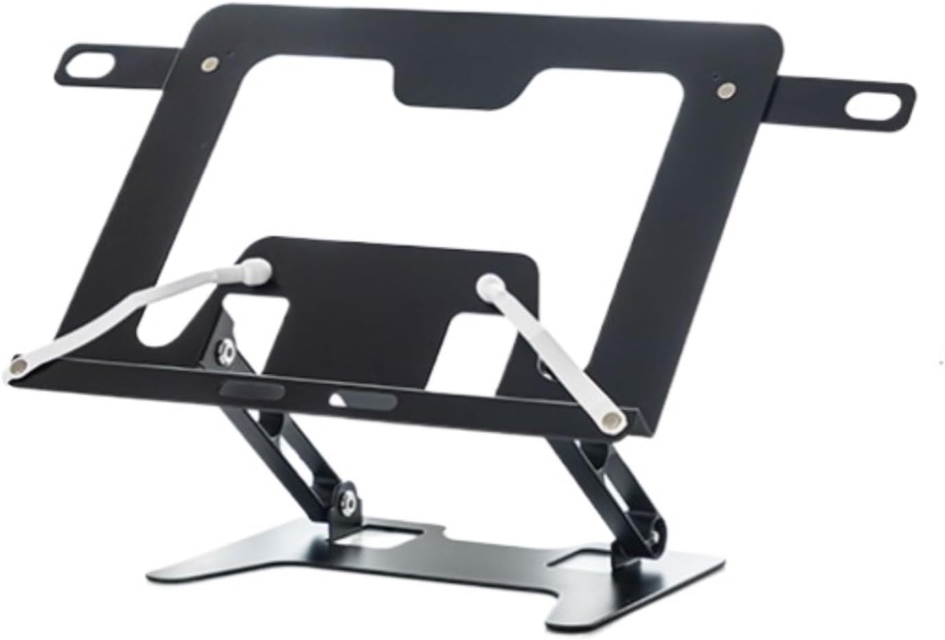 Adjustable Foldable Kitchen Cookbook Holder Metal Design with Clip System
