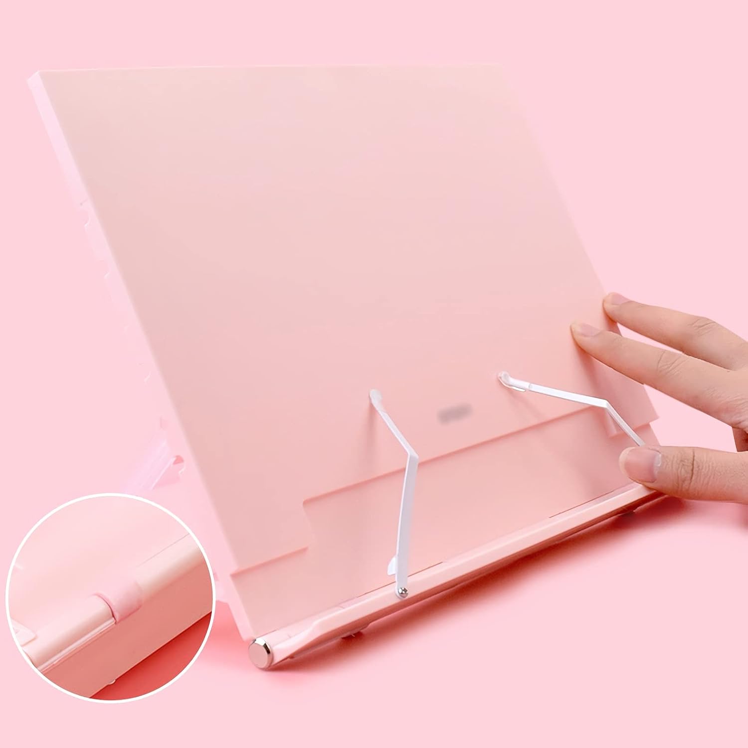 Adjustable Plastic Book Stand Foldable for Desk Reading