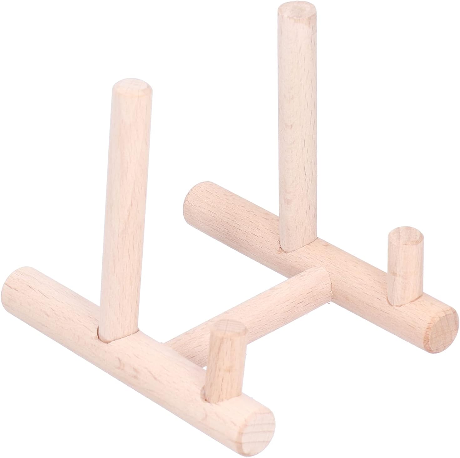 95cm Wooden Plate Holder Stand