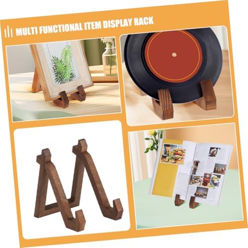 Zerodeko Wooden Menu Recipe Holder Stand