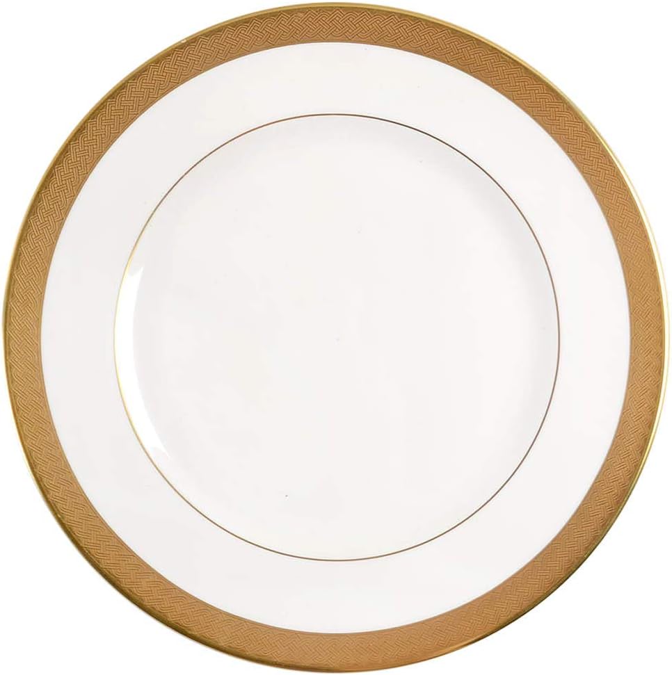 Elegant Waterford Kells Gold Dinner Plate