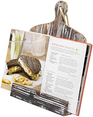 Rustic Wooden FarmhouseCookbook Stand