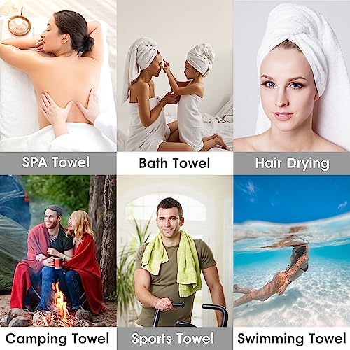 ULTIMATELY ABSORBENT ULTRA SOFT 4-Pack Microfiber Bath Towels