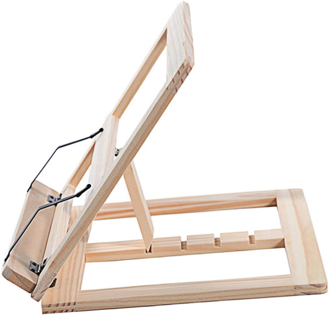 Eco-Friendly Wooden Reading Rack
