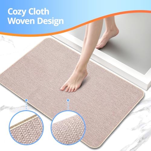 Comfort-Soft Non-Slip Bathroom Rugs