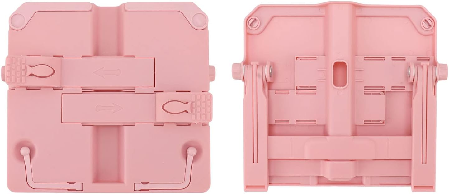 Ergonomic Reading Rack Foldable Durable for Books Cookbooks More Pink