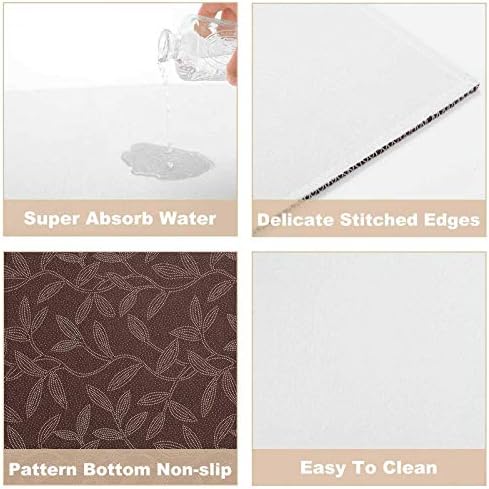 Durable Gold White Bath Mat 236x157 Incher