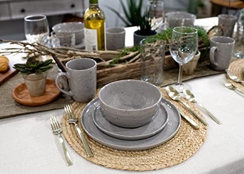 Perfect Shiny Speckled Western Country Style Dinnerware Set