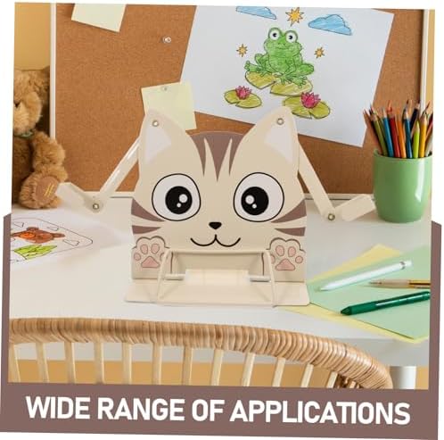 Fun Multi-Functional Kids Bookstand with Cartoon Animal Design