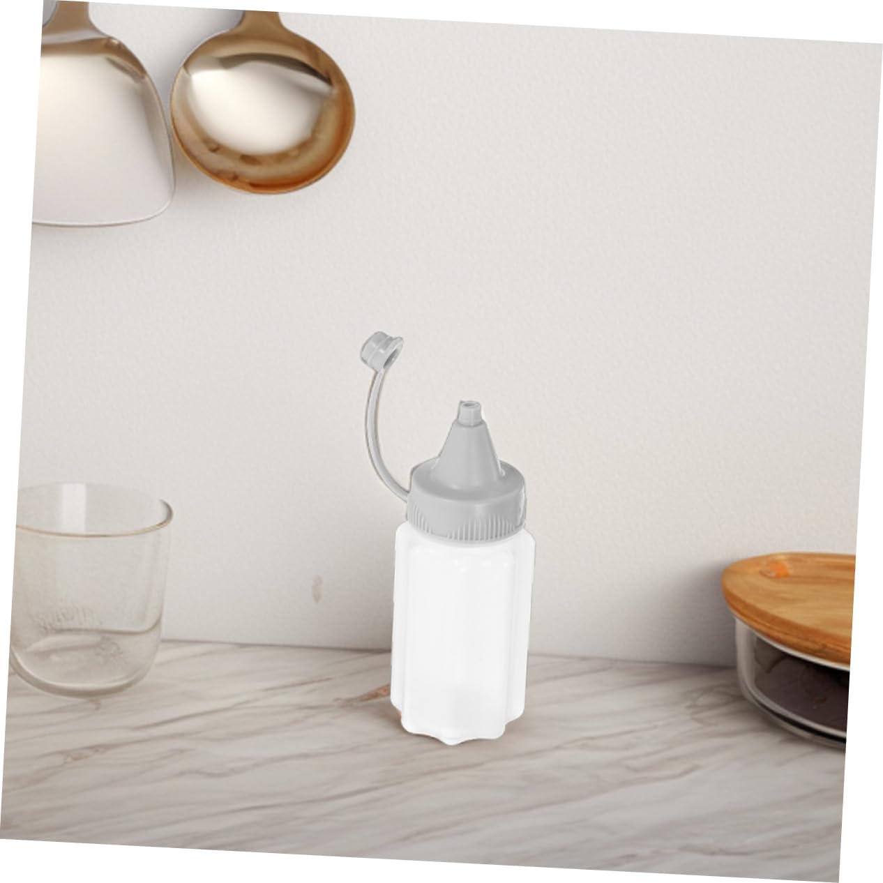 Alipis 8PCS Reusable Condiment Squeeze Bottles