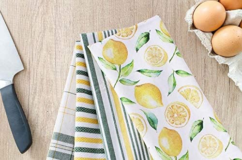 ACCENTHOME Cotton Kitchen Towels Set
