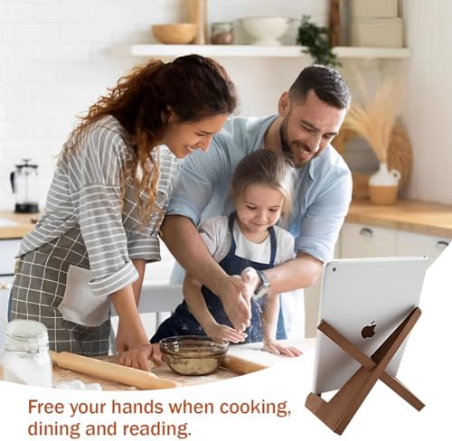 Handmade Wooden Cookbooks Holder