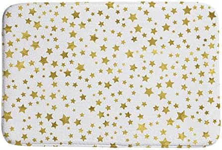 Shiner Gold Foil Star Ultra Soft Bath Mat