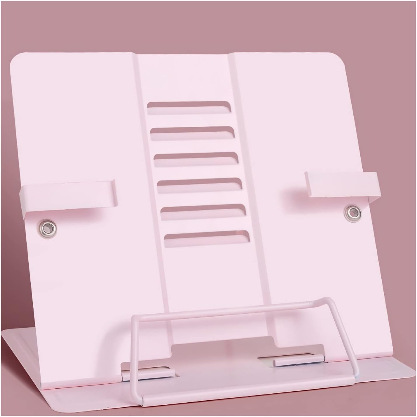 Yuidaaavzz Adjustable Metal Book Stand 1