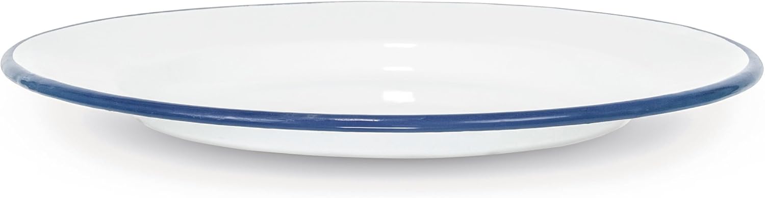 Classic Enamelware Dinner Plates Set