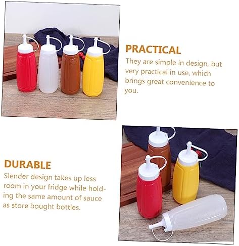 Durable Leak-Proof Squeeze Bottle for Kitchen Convenience