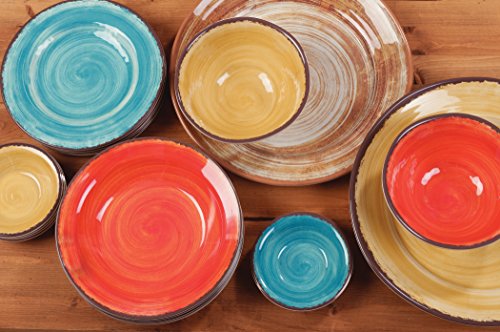Melamine Dinner Plate - Rustic Pottery Style