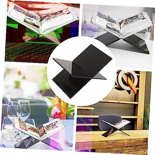 Childrens Bookshelf Holder - Black and Modern Acrylic