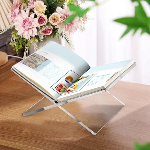 Geetery Acrylic Clear Book Holder