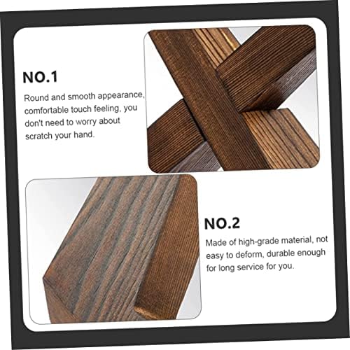 PRETYZOOM Elegant Wooden Recipe Stand for Kitchen Countertop