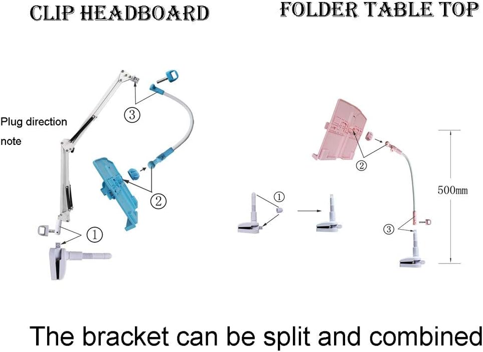 Flexible Desktop Bedside Book Stand for Reading