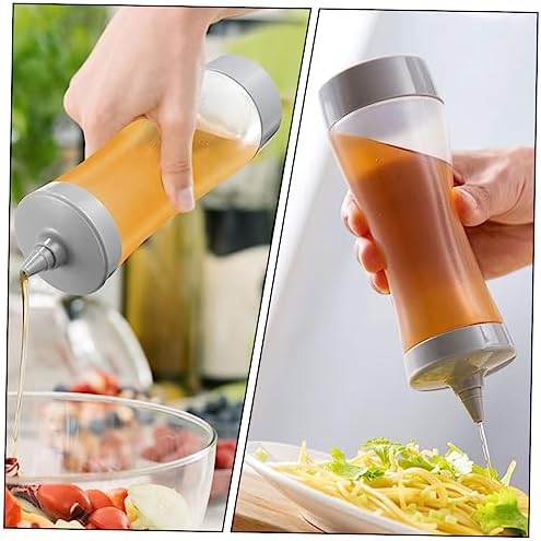 Sleek Set of 2 Condiment Squeeze Bottles