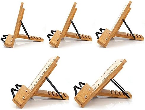 Bookaholic Bamboo Book Stand Eco-Friendly Portable and Durable