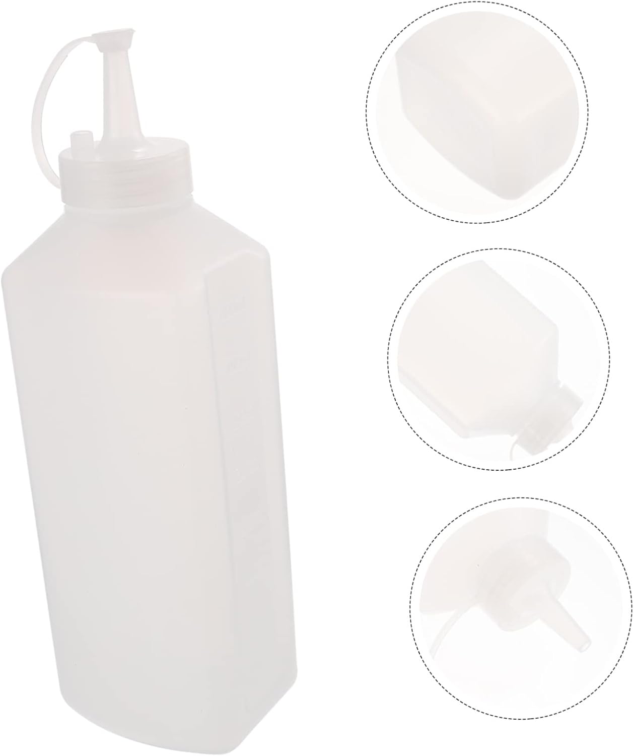 Cabilock Mini Ketchup Bottles for Pack of 2 Squeeze Condiment Bottles