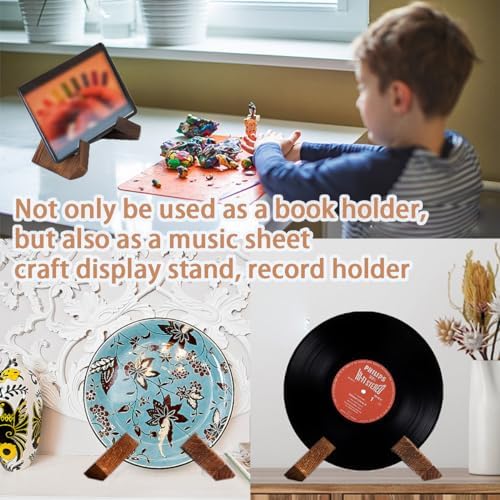 Wooden Cookbook Stand Kitchen Counter Display