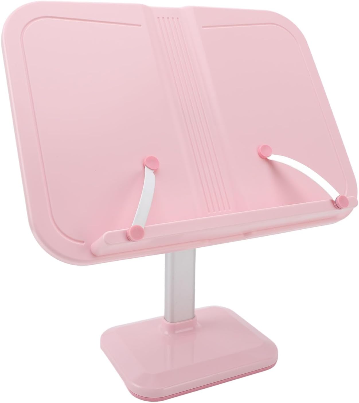 Generic Pink Read Cling Book Stand for Desktop Lap Use
