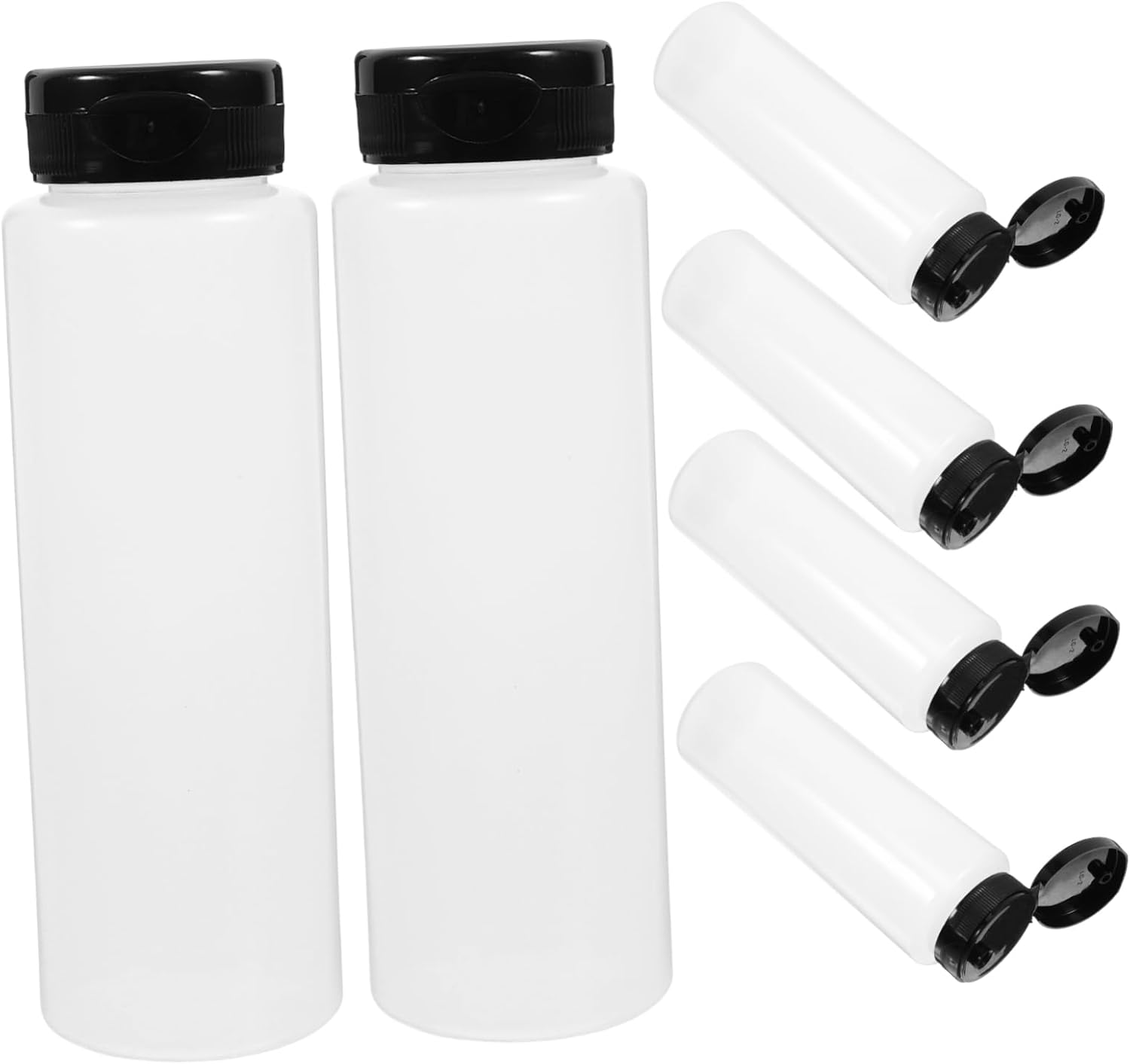 KICHOUSE 6 Squeeze Salad Sauce Bottles