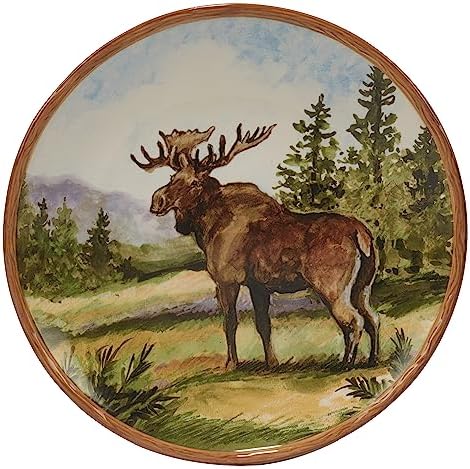 Elegant Mountain Summit Dinner Plate Set