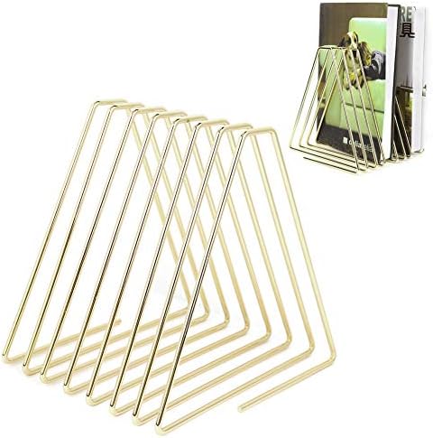 Gsycle Gold Bookends for Home Office