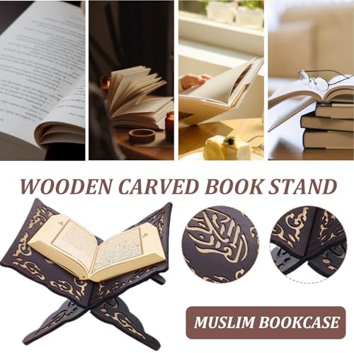 BEAHING Foldable Quran Holder Stand Black 1