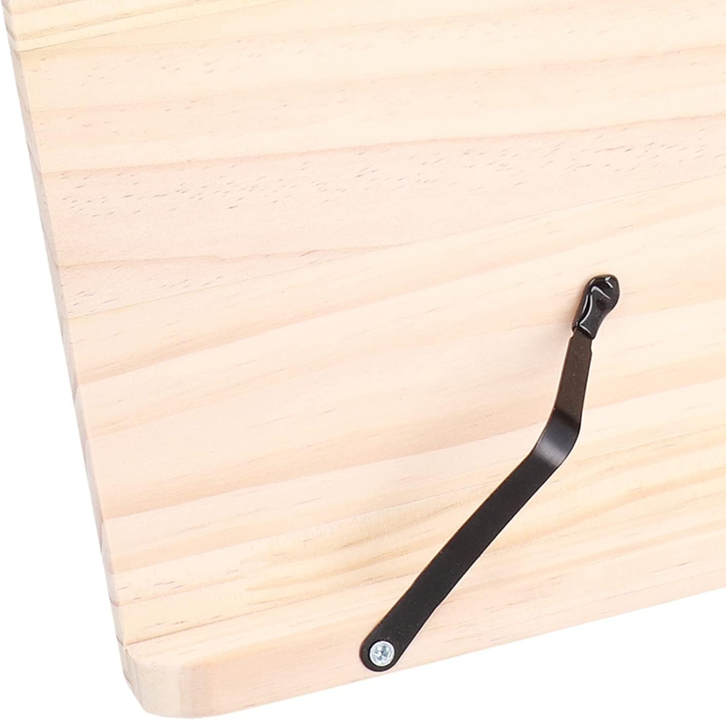Adjustable Wood Book Stand for Tablets Cookbooks and More
