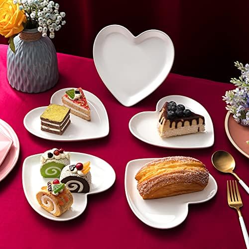 Suclain Heart Shaped Plates 12 Piece Set