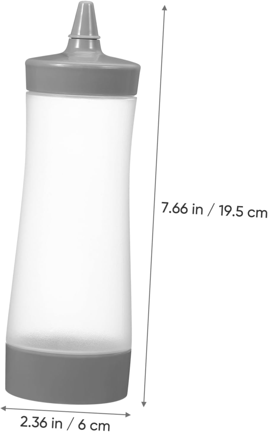 4-Pack Non-Deformable Squeeze Bottles Kitchen Essential Companion