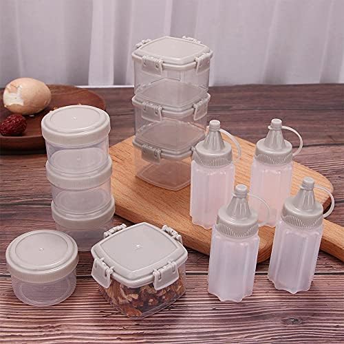 High-Quality 12-Piece Squeeze Bottle Set for Condiment Storage