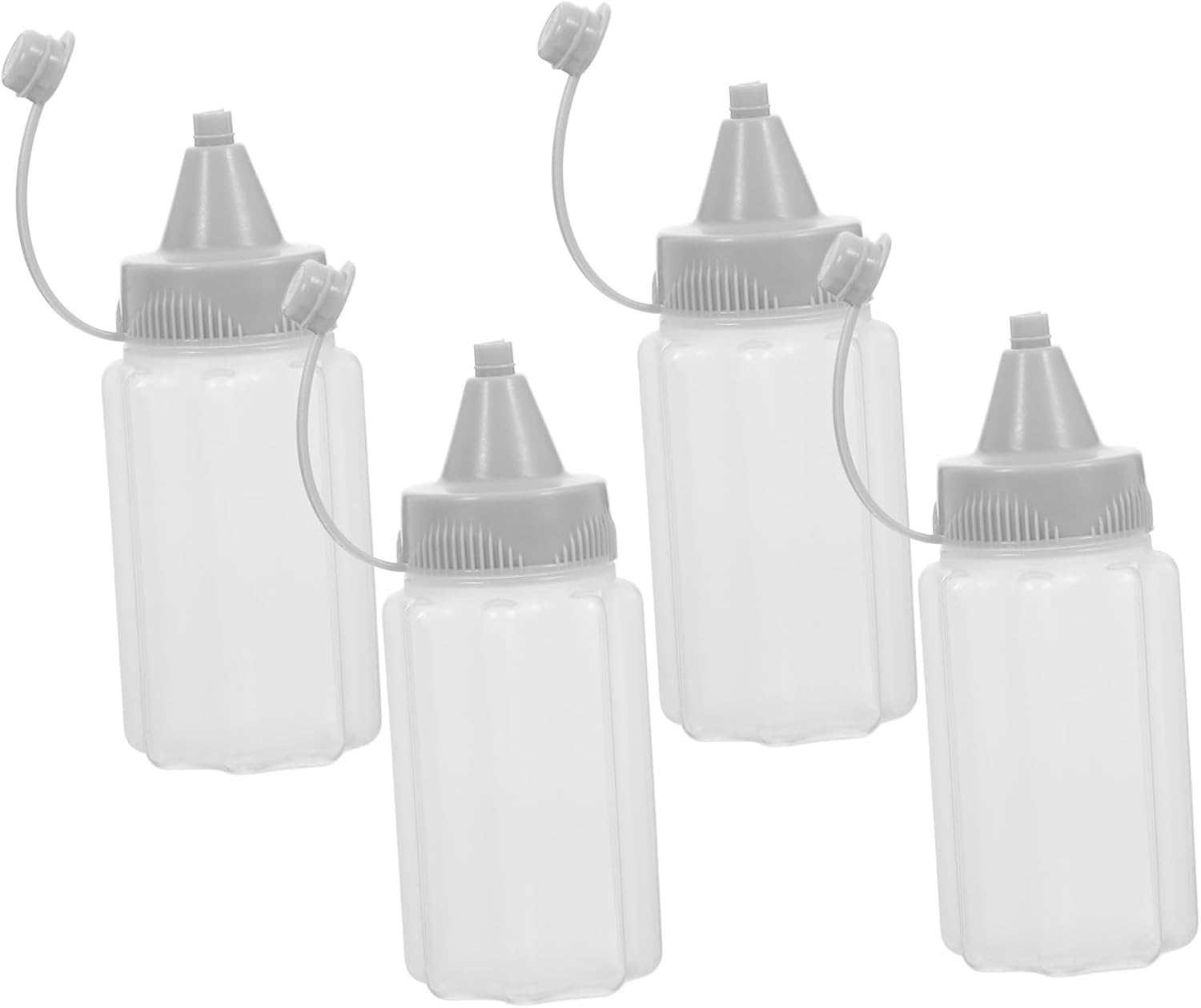 Luxshiny Kitchen Squeeze Dispenser - Reusable Condiment Squeeze Bottles