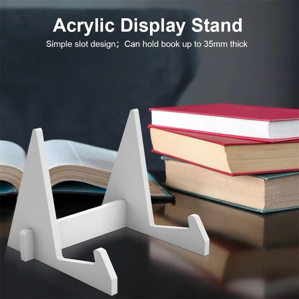 Sturdy White cookbook stand for kitchen