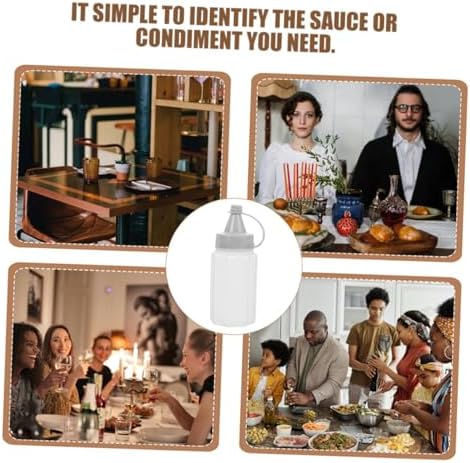 Reusable Squeeze Bottles - Condiment Dispenser