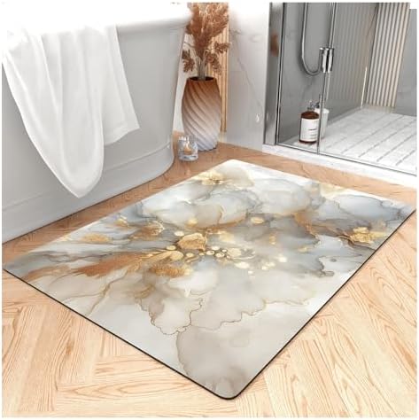 NEvka Premium Diatomaceous Earth Bath Mat 2x4ft