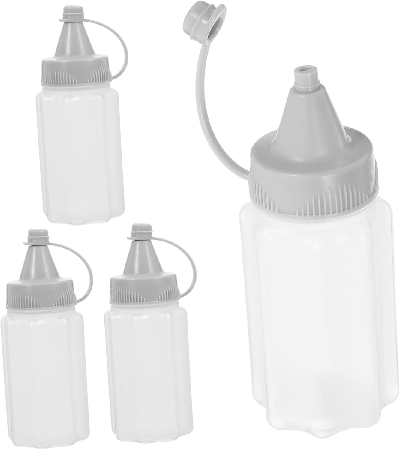 Unomor Small Squeeze Bottles Durable Easy to Use