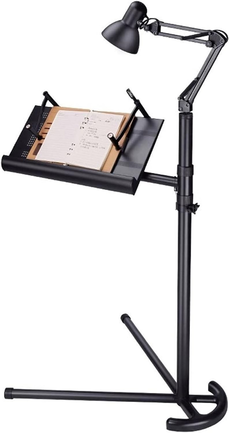 Adjustable Tablet Floor Stand with Ergonomic Design