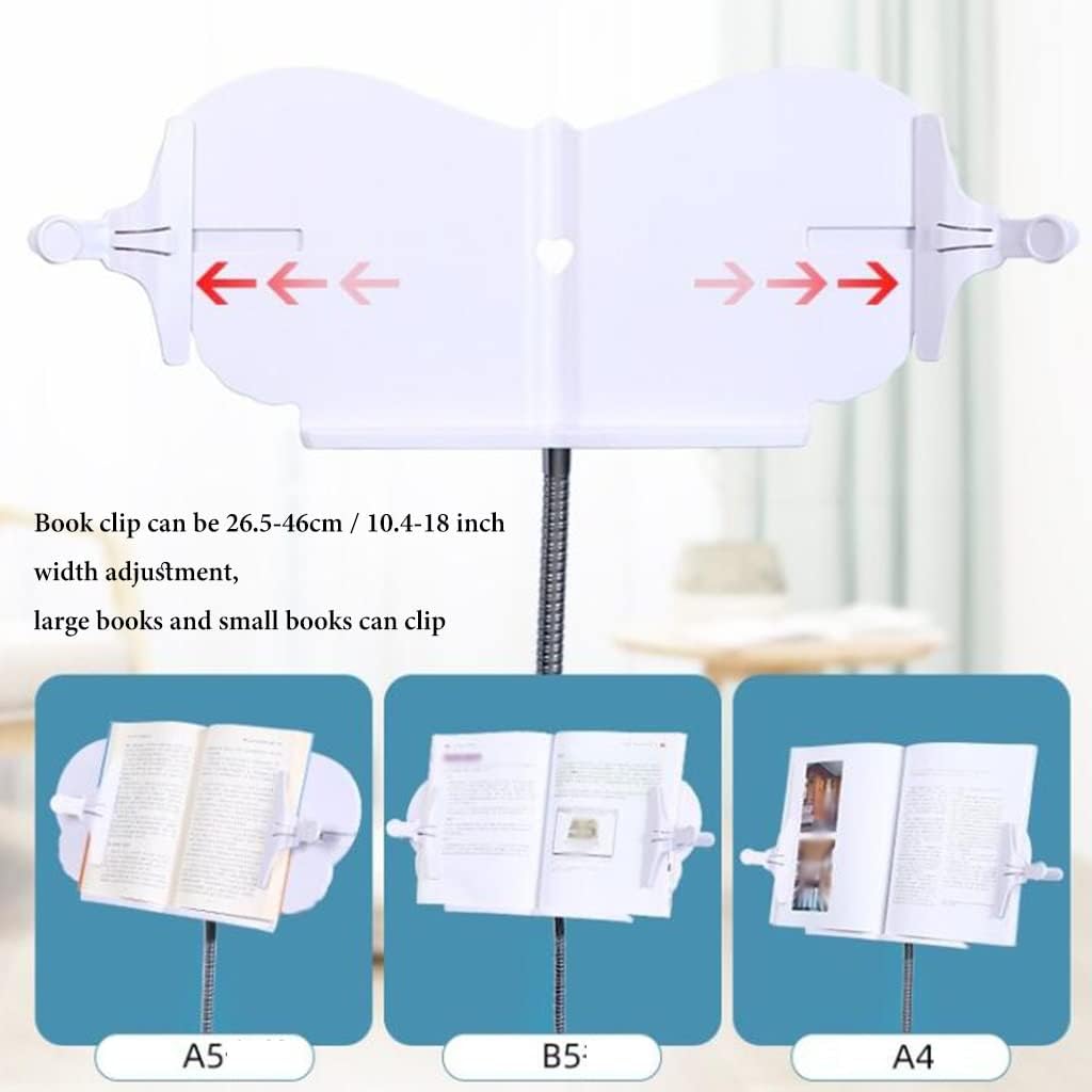 UHRLGHSAdjustable Durable Floor Stand for Books Cookbooks