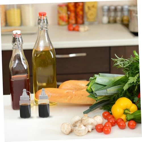 Luxshiny Kitchen Squeeze Dispenser - Reusable Condiment Squeeze Bottles