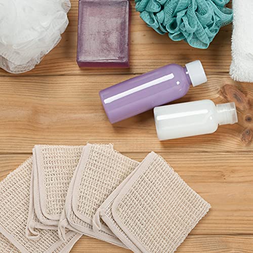 Five-Piece Exfoliating Bath Towels Set for Body and Face Care